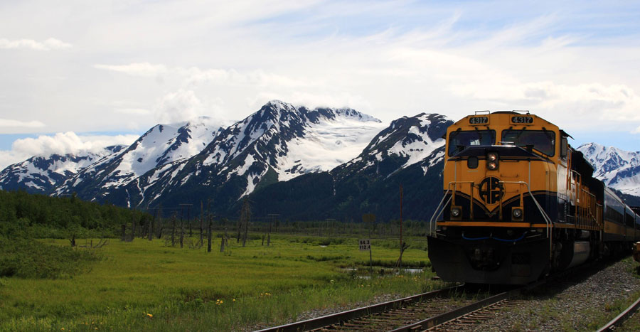 Viaja en el Tren de Alaska