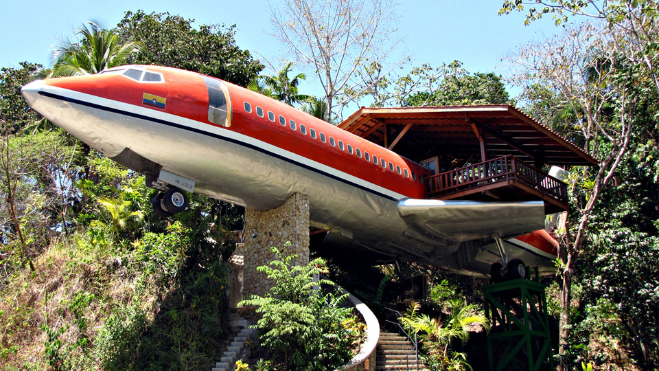 Suite de lujo en un Boeing en la selva de Costa Rica